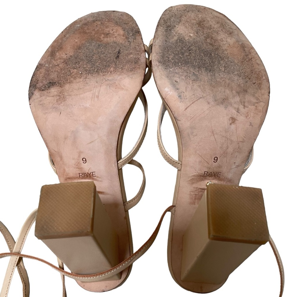Revolve Raye Anthea Nude Heel Sandals - Picture 9 of 11